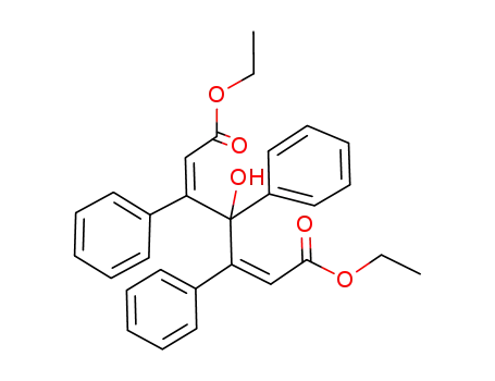 (2Z,5Z)-4-Hydroxy-3,4,5-triphenyl-hepta-2,5-dienedioic acid diethyl ester