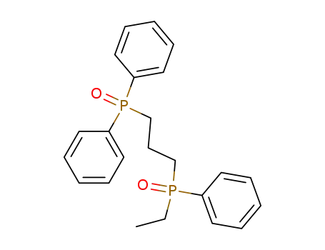 Molecular Structure of 91656-63-2 (Phosphine oxide, [3-(diphenylphosphinyl)propyl]ethylphenyl-)