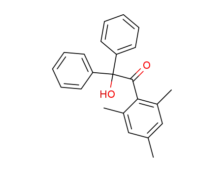 Molecular Structure of 1889-82-3 (2-hydroxy-1-mesityl-2,2-diphenyl-ethanone)