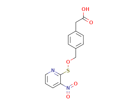 4-(3'-NITRO-2'-PYRIDINESULFENYLOXYMETHYL)PHENYLACETIC ACID