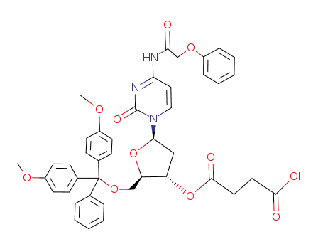5'-O-(4,4'-dimethoxytrityl)-N<sup>4</sup>-(phenoxyacetyl)-2'-deoxycytidine-3'-O-succinate