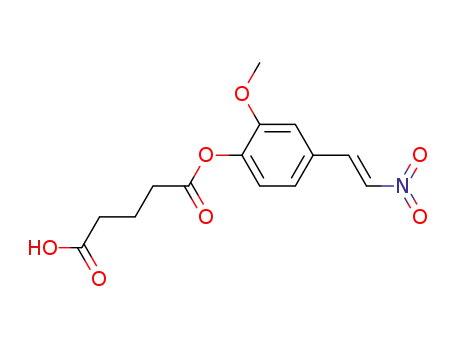2-methoxy-4-<(E)-2-nitroethenyl>phenyl hydrogen glutarate