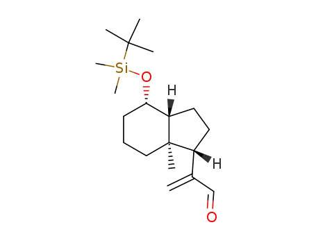 2-[(1S,3aR,4S,7aR)-4-(tert-Butyl-dimethyl-silanyloxy)-7a-methyl-octahydro-inden-1-yl]-propenal