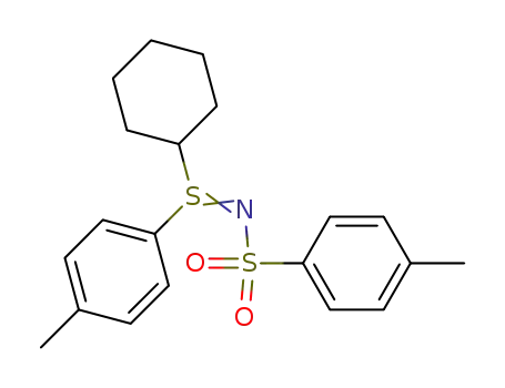 S-cyclohexyl-S-p-tolyl-N-(p-tolylsulfonyl)sulfilimine