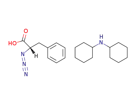 Molecular Structure of 79410-36-9 ((S)-α-Azidobenzenepropanoic acid (dicyclohexylammonium) salt)