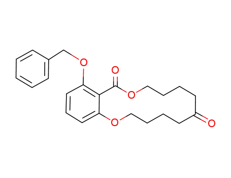 6-benzyloxy-2-(9-hydroxy-5-oxononyloxy)benzoic acid lactone