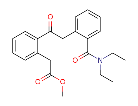 2-<ω-(2-N,N-diethylcarbamoylphenyl)acetyl>phenylacetate