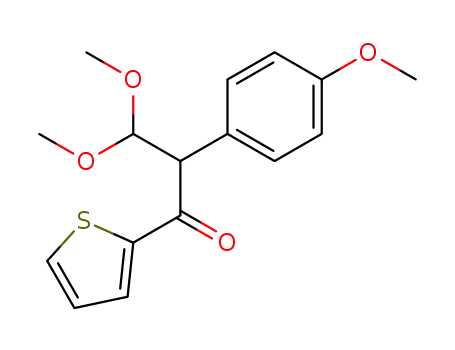 3,3-Dimethoxy-2-(4-methoxy-phenyl)-1-thiophen-2-yl-propan-1-one
