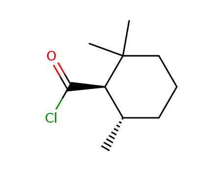 (+/-)-2.2.6<i>t</i>-trimethyl-cyclohexane-carboxylic acid-(1<i>r</i>)-chloride
