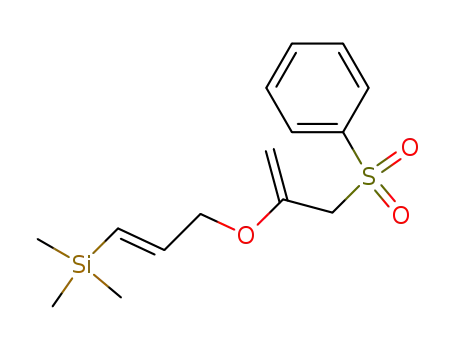 <<2-<(3-(trimethylsilyl)-2-propenyl)oxy>-2-propenyl>sulfonyl>benzene