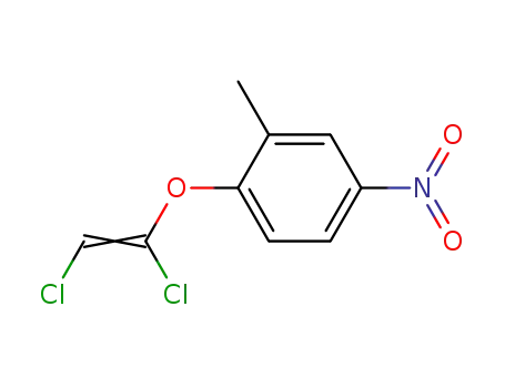 Molecular Structure of 60984-88-5 (Benzene, 1-[(1,2-dichloroethenyl)oxy]-2-methyl-4-nitro-)