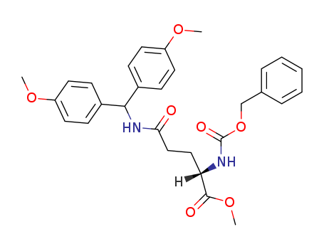 L-Glutamine,N-[bis(4-methoxyphenyl)methyl]-N2-[(phenylmethoxy)carbonyl]-, methyl ester