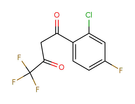 Molecular Structure of 38440-20-9 (2-chloro-4-fluorobenzoyltrifluoroacetone)