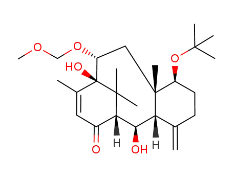 (1R,2R,3S,7S,8S,10R,11R)-7-tert-Butoxy-2,11-dihydroxy-10-methoxymethoxy-8,12,15,15-tetramethyl-4-methylene-tricyclo[9.3.1.0<sup>3,8</sup>]pentadec-12-en-14-one