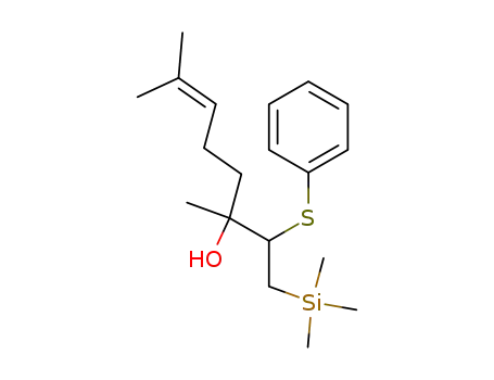 3,7-dimethyl-2-(phenylthio)-1-(trimethylsilyl)oct-6-en-3-ol