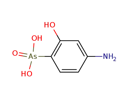 Molecular Structure of 6318-57-6 ((4-amino-2-hydroxyphenyl)arsonic acid)
