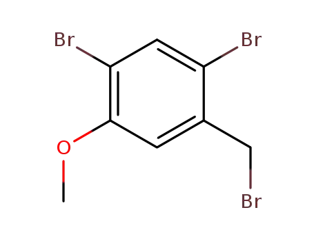 Molecular Structure of 125714-92-3 (2,4-Dibrom-5-methoxybenzylbromid)