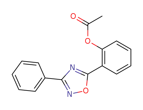 Phenol, 2-(3-phenyl-1,2,4-oxadiazol-5-yl)-, acetate (ester)