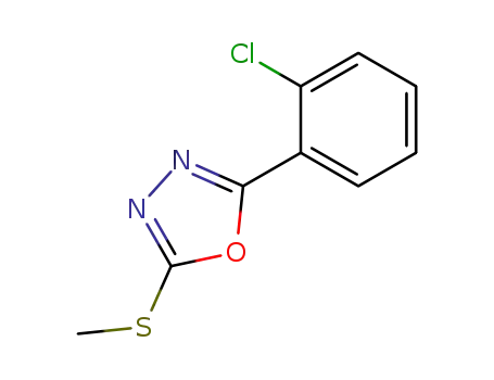 2-(2-chloro-phenyl)-5-methylsulfanyl-[1,3,4]oxadiazole