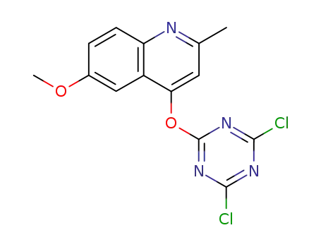 4-[(4,6-Dichloro-1,3,5-triazin-2-yl)oxy]-6-methoxy-2-methylquinoline