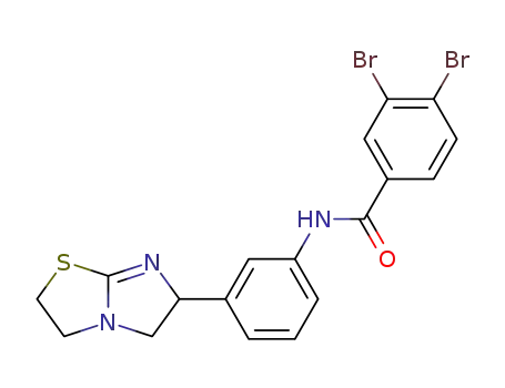 3,4-Dibromo-N-[3-(2,3,5,6-tetrahydro-imidazo[2,1-b]thiazol-6-yl)-phenyl]-benzamide