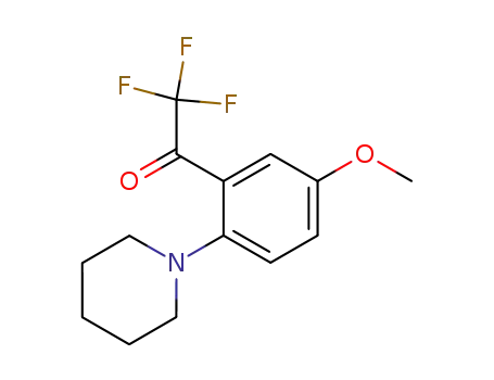 2,2,2-trifluoro-1-<5-methoxy-2-(1-piperidinyl)phenyl>ethanone