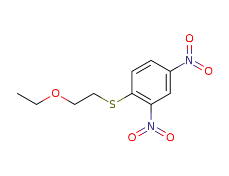 Molecular Structure of 854257-42-4 (1-ethoxy-2-(2,4-dinitro-phenylsulfanyl)-ethane)