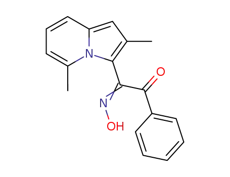 2,5-dimethyl-3-(2-oxo-2-phenylethanohydroimoyl)indolizine