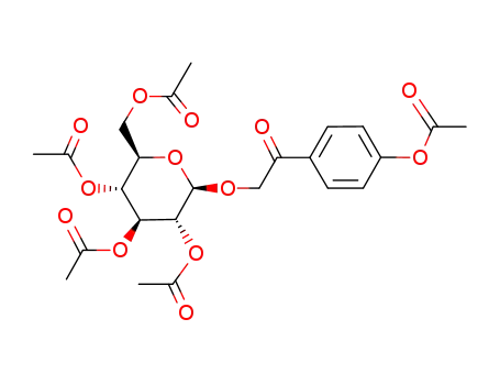4'-acetoxy-2-(2,3,4,6-tetra-O-acetyl-β-D-glucopyranosyloxy)acetophenone