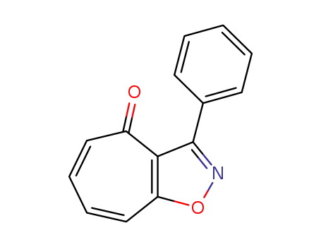 Molecular Structure of 55609-46-6 (4H-Cyclohept[d]isoxazol-4-one, 3-phenyl-)