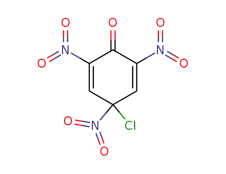 Molecular Structure of 123871-65-8 (4-Chloro-2,4,6-trinitro-cyclohexa-2,5-dienone)