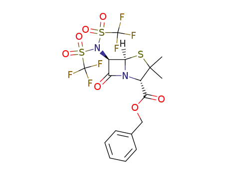 benzyl 6-β-<bistrifluoromethanesulfonyl>amidopenicillanate