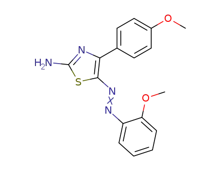 2-amino-4-p-anisyl-5-o-anisylazothiazole