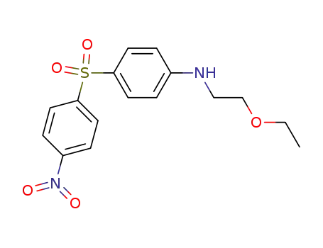 <i>N</i>-(2-ethoxy-ethyl)-4-(4-nitro-benzenesulfonyl)-aniline