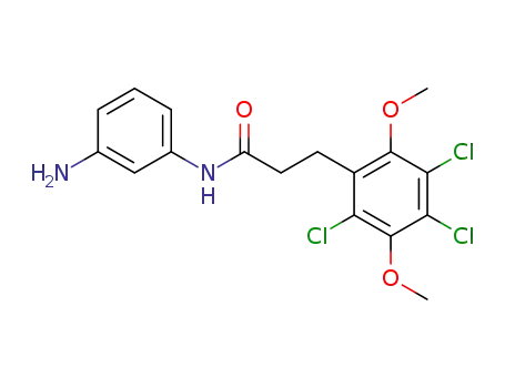 3-[2,4,5-Trichloro-3,6-dimethoxybenzene]-N-(6-aminobenzene)propionamide