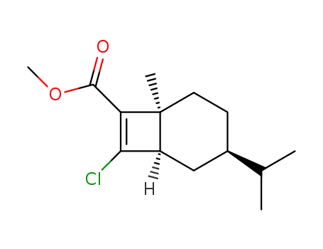 (1R,3R,6S)-8-Chloro-3-isopropyl-6-methyl-bicyclo[4.2.0]oct-7-ene-7-carboxylic acid methyl ester