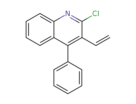 Molecular Structure of 59280-82-9 (Quinoline, 2-chloro-3-ethenyl-4-phenyl-)