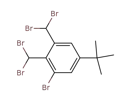 3-bromo-5-tert-butyl-1,2-bis(dibromomethyl)benzene