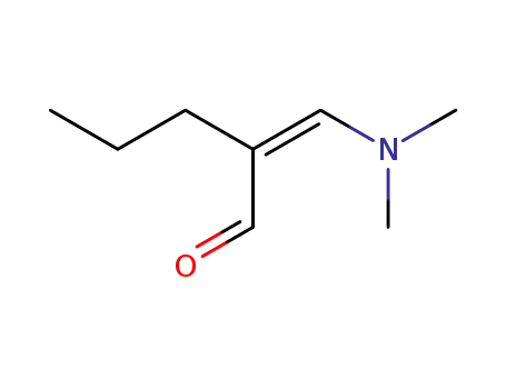 Molecular Structure of 85907-41-1 (2-propyl-3-dimethylaminoacrolein)