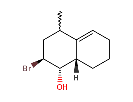 (1S,2S,8aS)-2-Bromo-4-methyl-1,2,3,4,6,7,8,8a-octahydro-naphthalen-1-ol