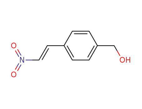 Molecular Structure of 156824-42-9 (4-<(E)-2-nitroethenyl>benzene-1-methanol)