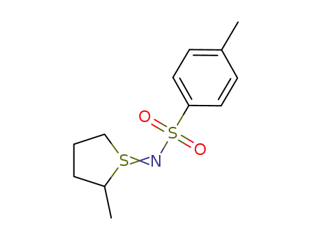 4-Methyl-N-[(S)-2-methyl-tetrahydro-1λ<sup>4</sup>-thiophen-(1E)-ylidene]-benzenesulfonamide