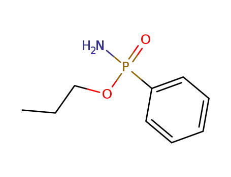 Molecular Structure of 40334-34-7 (propyl P-phenylphosphonamidate)