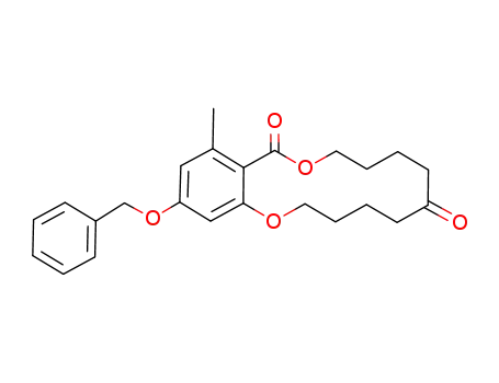 4-benzyloxy-2-(9-hydroxy-5-oxononyloxy)-6-methylbenzoic acid lactone
