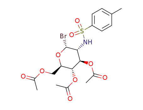 3,4,6-tri-O-acetyl-2-deoxy-2-p-toluenesulfonamido-α-D-glucopyranosyl bromide