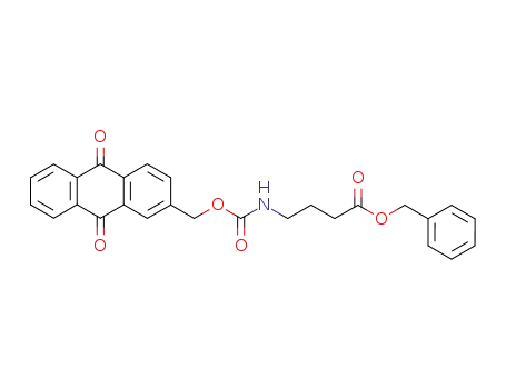 Butanoic acid,
4-[[[(9,10-dihydro-9,10-dioxo-2-anthracenyl)methoxy]carbonyl]amino]-,
phenylmethyl ester