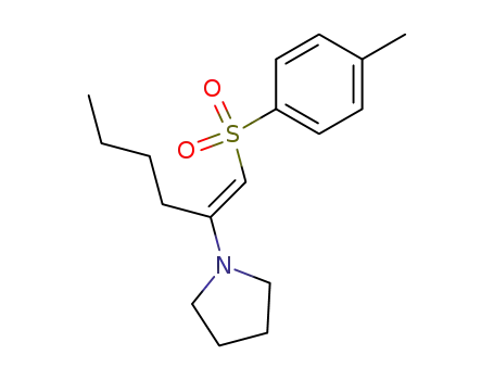 (E)-2-(1-pyrrolidinyl)-1-tosyl-1-hexene