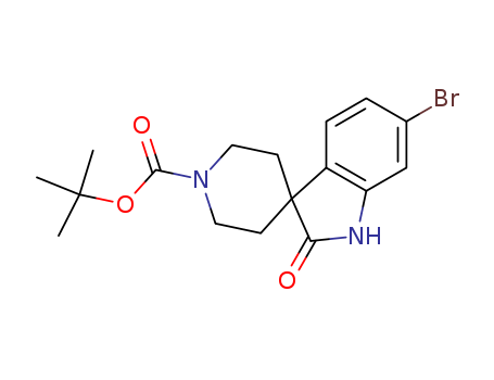 tert-Butyl 6-bromo-2-oxospiro[indoline-3,4'-piperidine]-1'-carboxylate