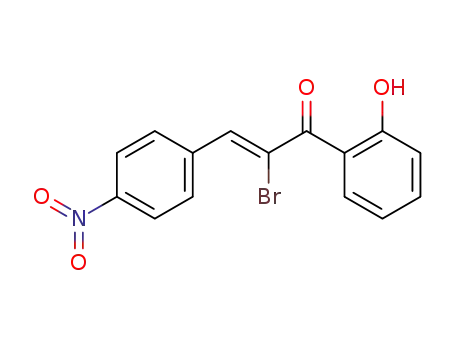 2-Propen-1-one, 2-bromo-1-(2-hydroxyphenyl)-3-(4-nitrophenyl)-, (Z)-