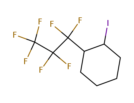 Cyclohexane,1-(1,1,2,2,3,3,3-heptafluoropropyl)-2-iodo-
